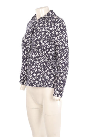 A.P.C. BLUE COTTON SHIRT SMALL