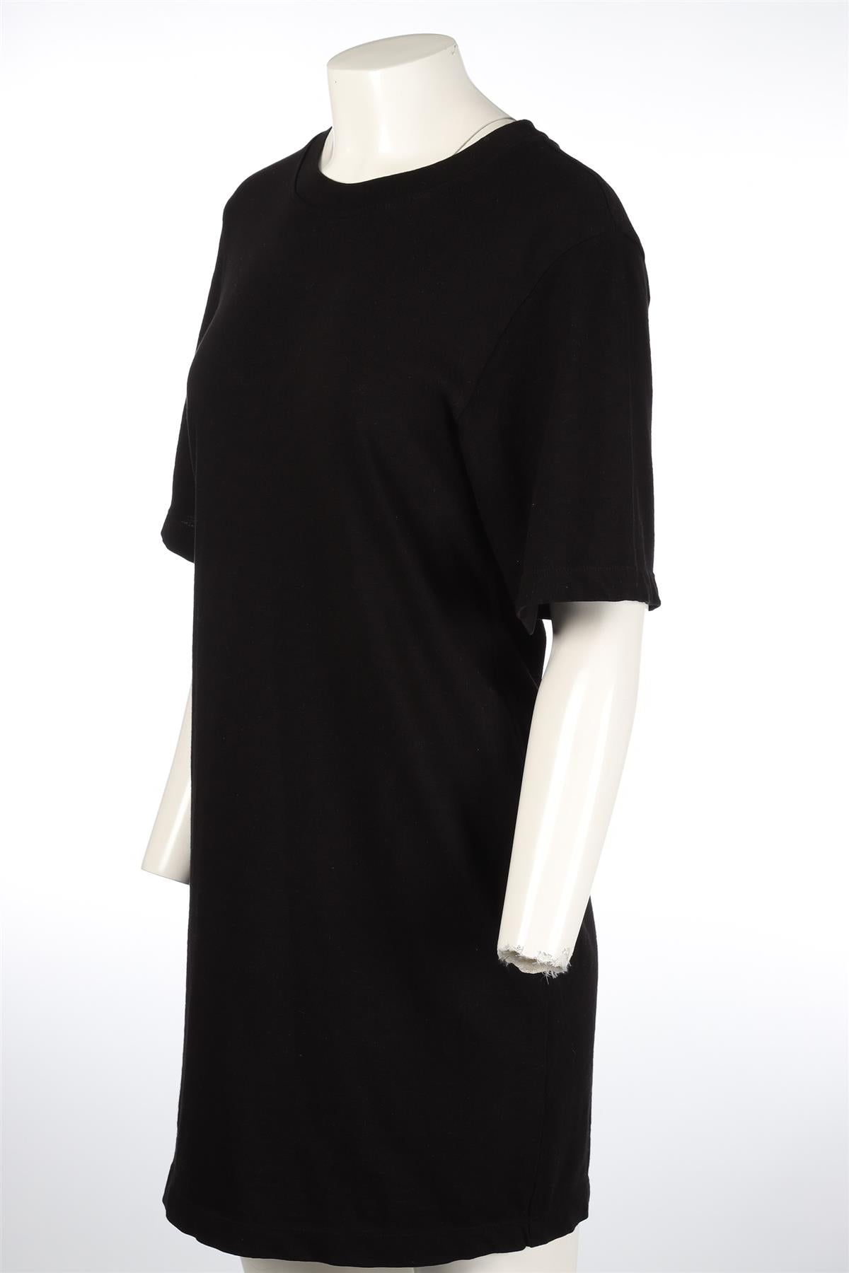 COTTON CITIZEN BLACK COTTON MINI DRESS MEDIUM