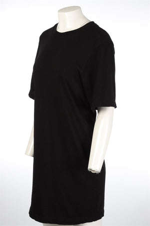 COTTON CITIZEN BLACK COTTON MINI DRESS MEDIUM