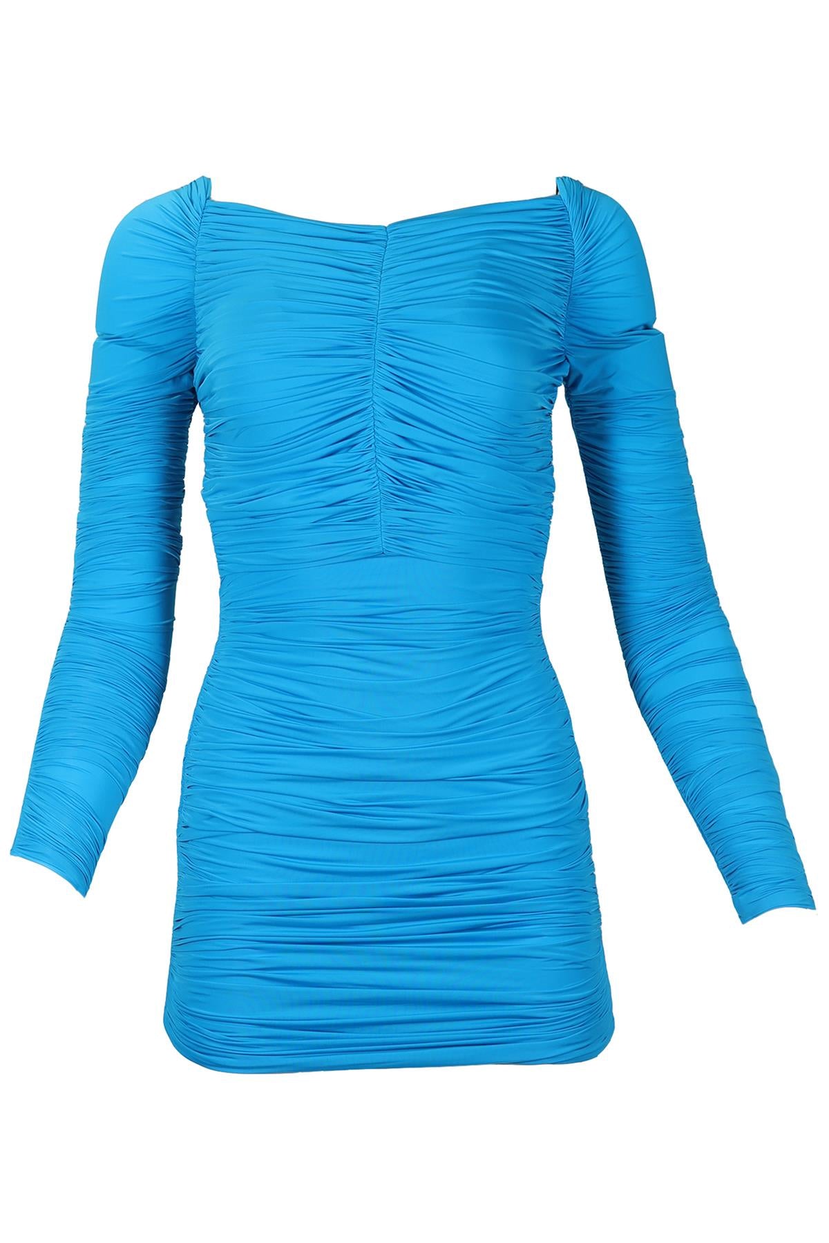 ALEX PERRY RUCHED JERSEY MINI DRESS UK 10
