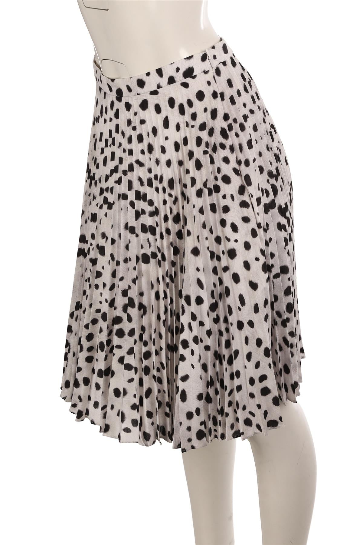 BURBERRY MULTI CREPE MINI SKIRT UK 8
