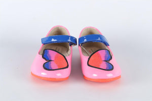 SOPHIA WEBSTER PINK KIDS GIRLS LEATHER SHOES EU 24 UK 7 US 8