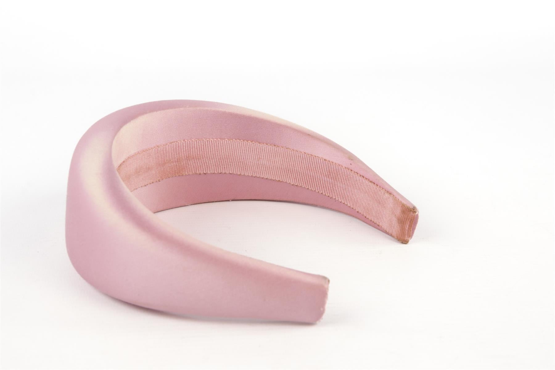 PRADA PINK SATIN HEADBAND