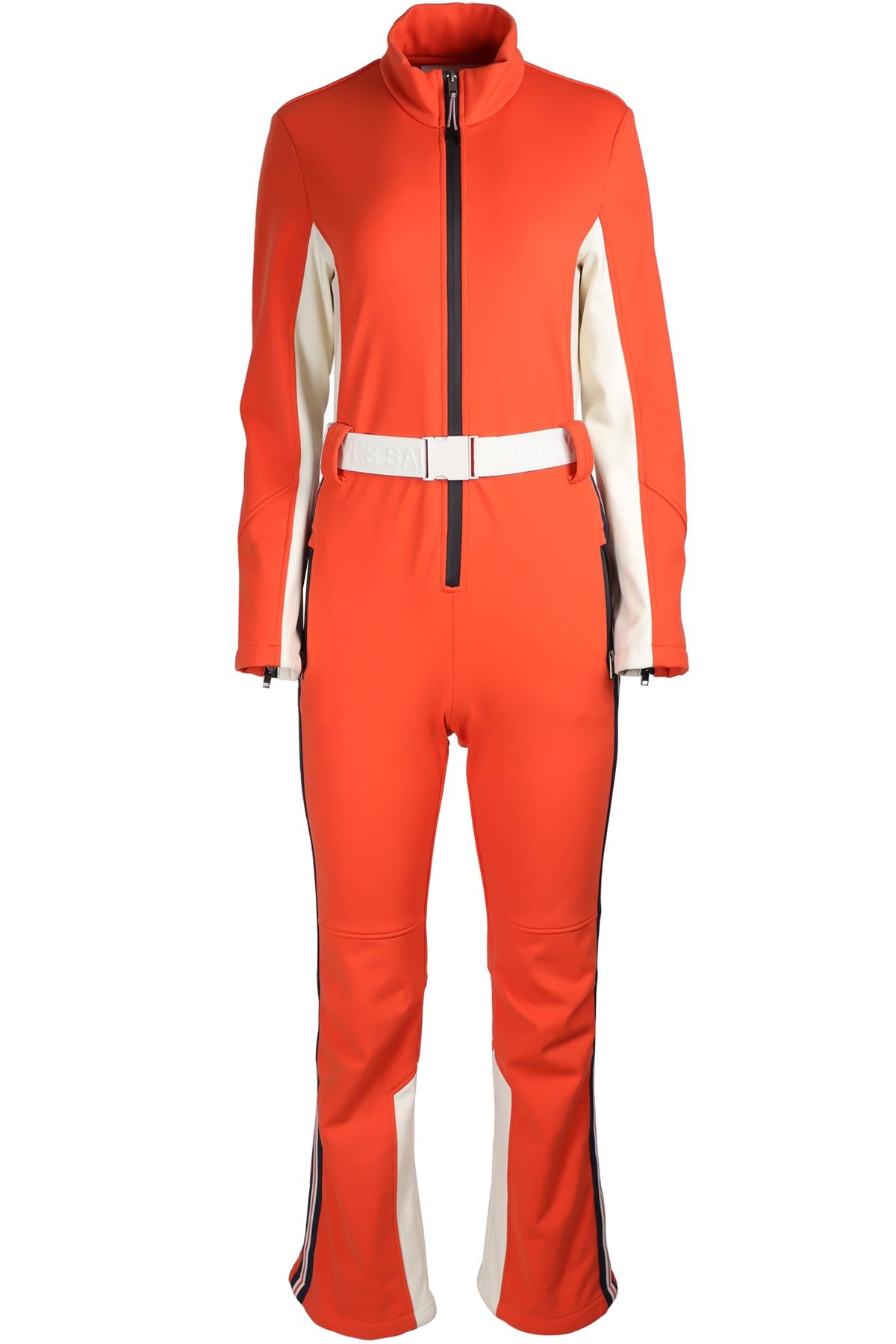 YVES SALOMON ORANGE SHELL SKI SUIT FR 38 UK 10