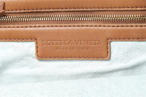 BOTTEGA VENETA BROWN HOBO MEDIUM LEATHER SHOULDER BAG
