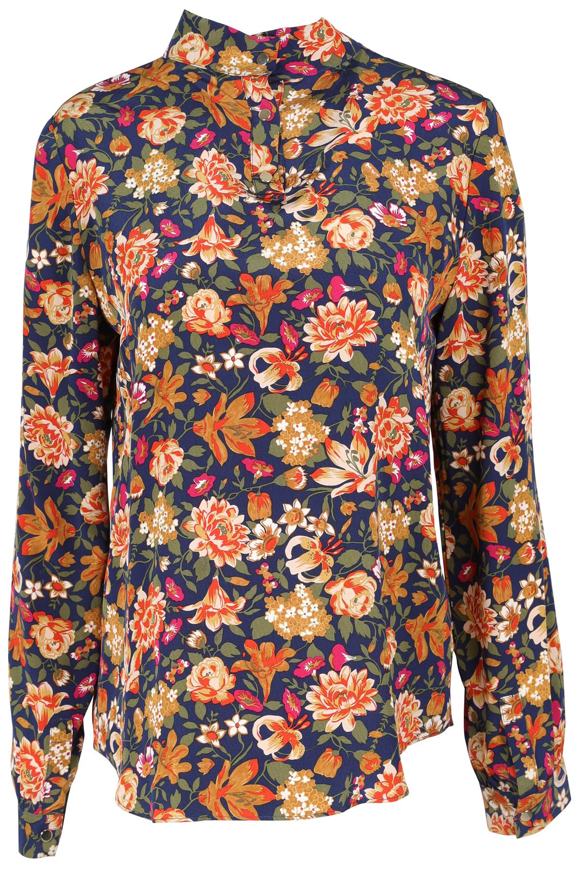 VANESSA BRUNO MULTI SILK TOP FR 38 UK 10