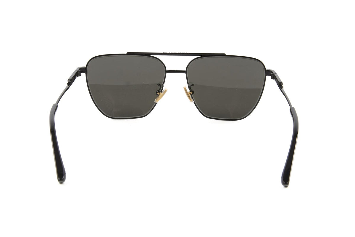 BOTTEGA VENETA BLACK D FRAME METAL SUNGLASSES