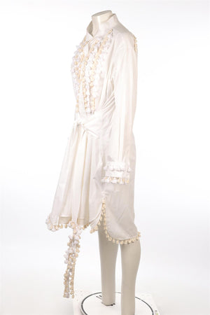 LOEWE WHITE COTTON MAXI DRESS FR 38 UK 10