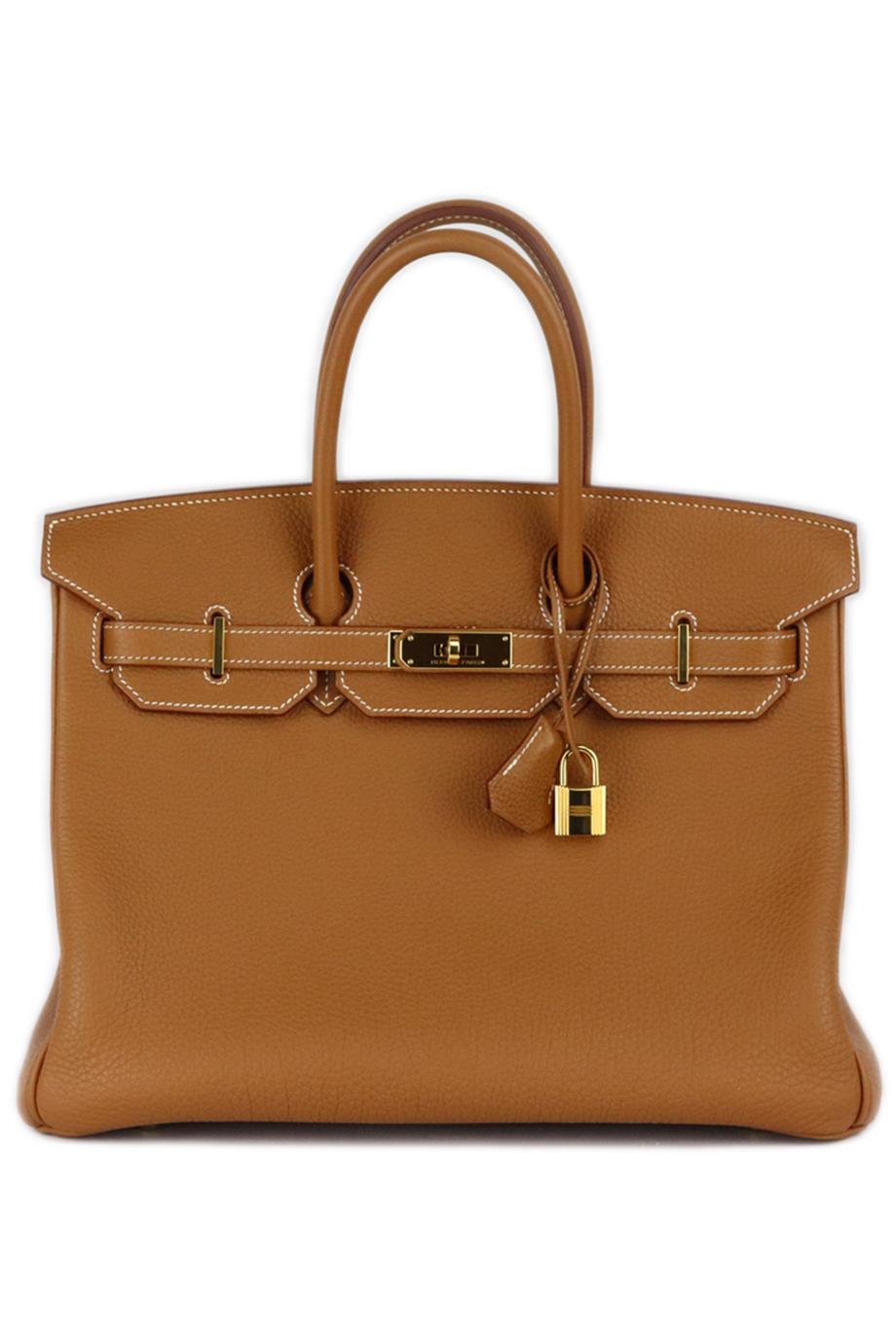 HERMÈS 2012 BIRKIN 35CM VEAU TOGO LEATHER BAG
