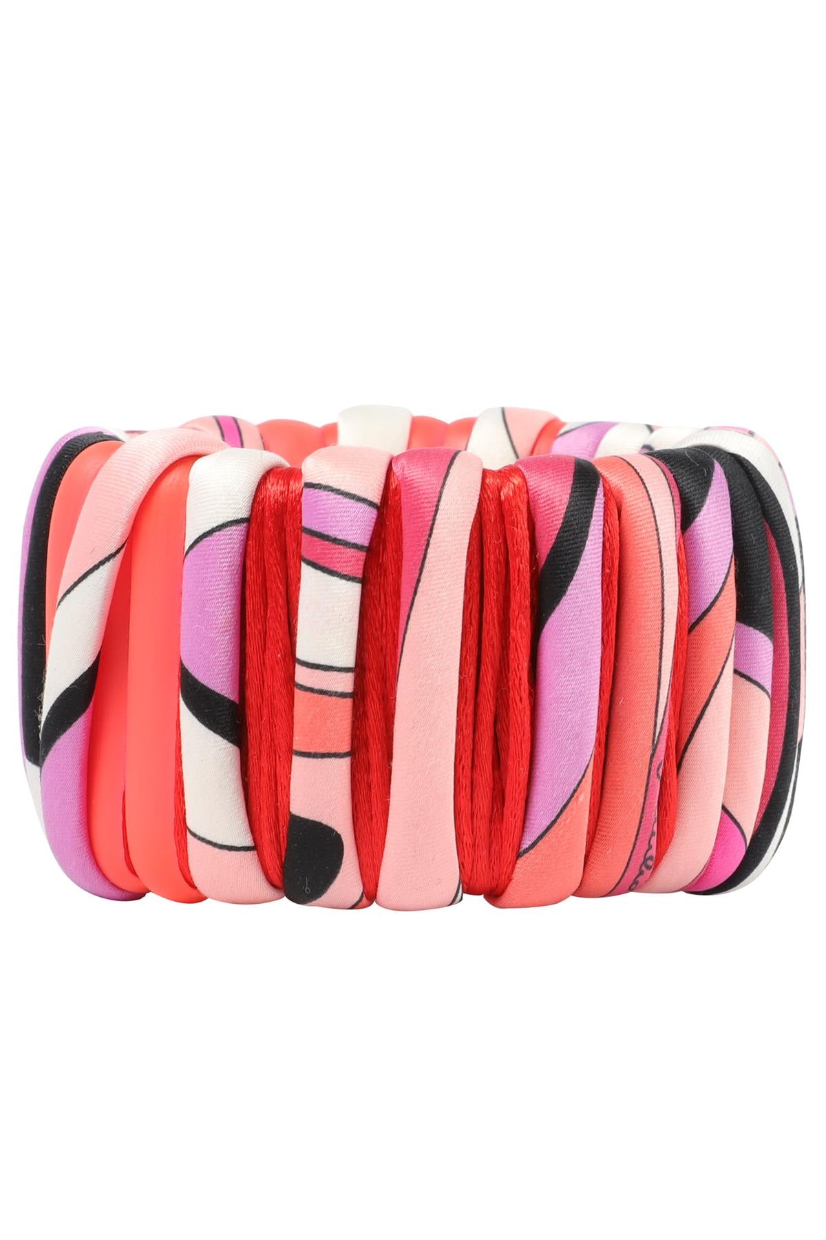 EMILIO PUCCI PINK SILK BANGLE