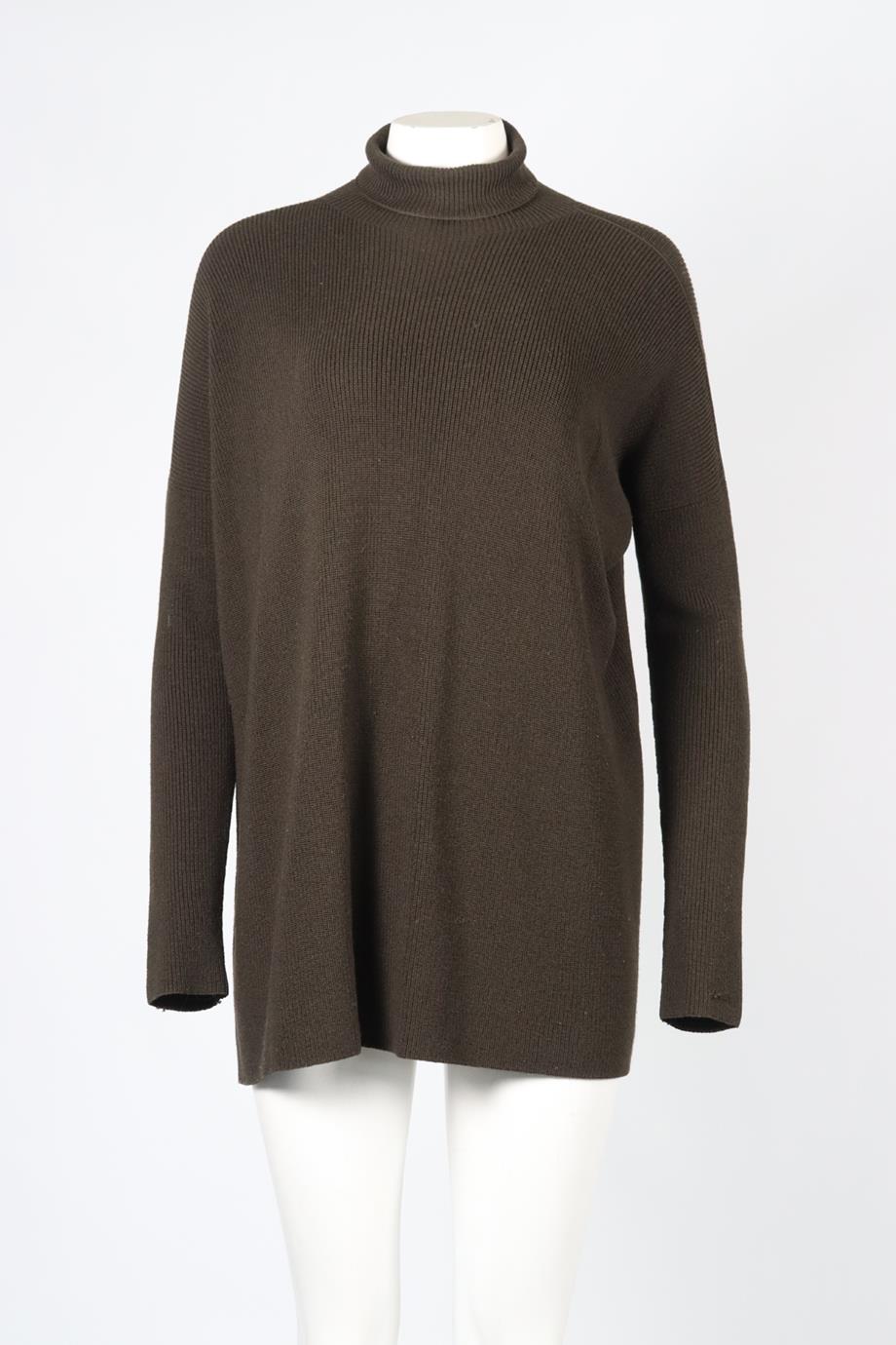 ANNETTE GORTZ RIBBED WOOL SWEATER SMALL-MEDIUM