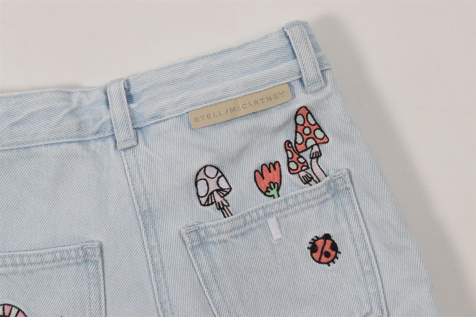 STELLA MCCARTNEY BLUE KIDS GIRLS SHORTS 6 YEARS