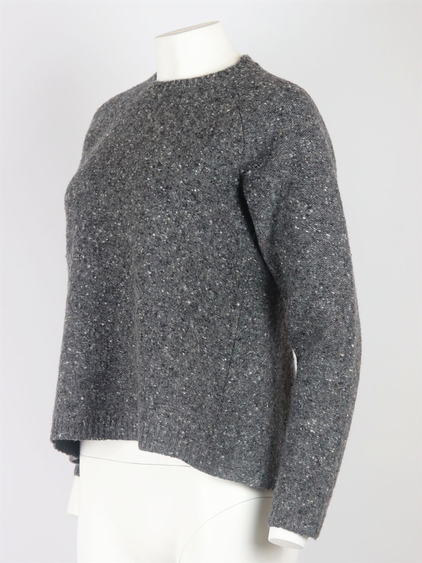 VALENTINO TEXTURED WOOL SWEATER SMALL