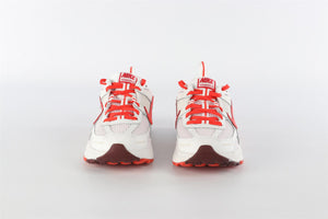 NIKE RED LEATHER TRAINERS EU 37 UK 4 US 6.5