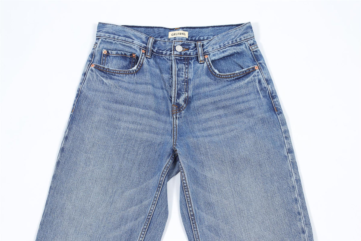 GRLFRND BLUE DENIM JEANS W24 UK 6