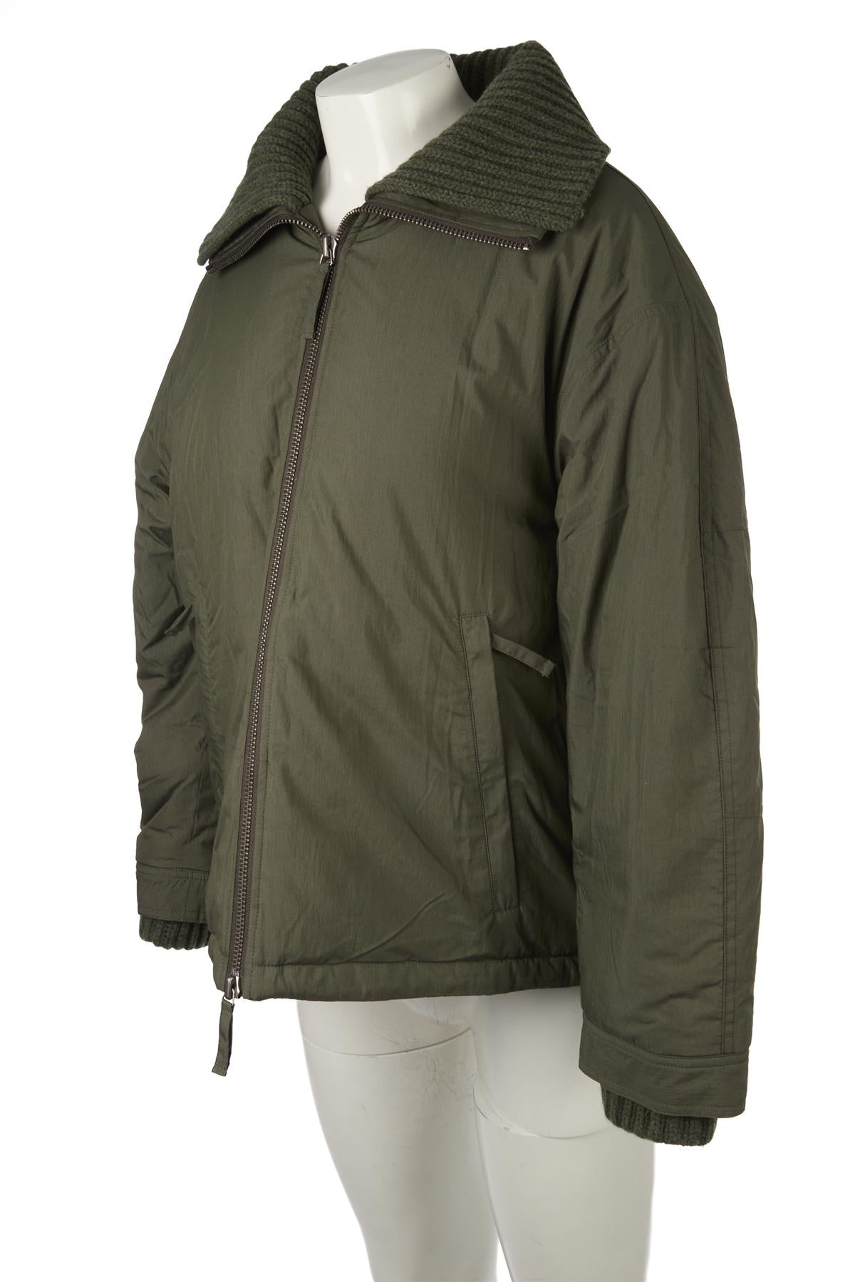 PROENZA SCHOULER WHITE LABEL GREEN PADDED SHELL JACKET XSMALL
