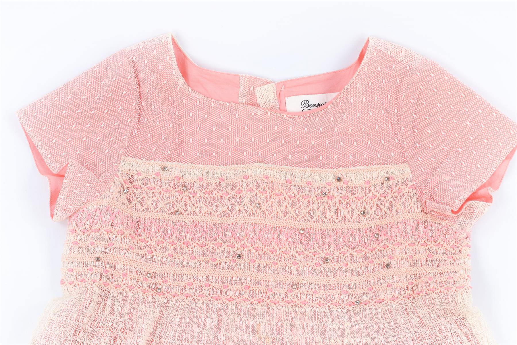 Bonpoint Pink Kids Girls Dress 10 Years