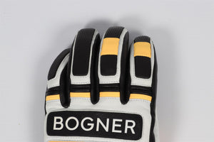 BOGNER BLACK SKI GLOVES SMALL - MEDIUM