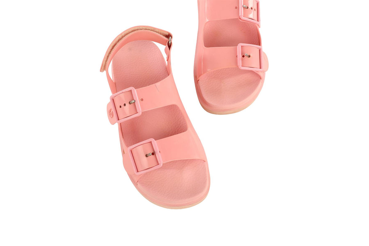 GUCCI PINK GG RUBBER SANDALS EU 38 UK 5