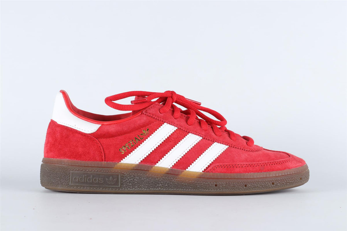 ADIDAS RED SPEZIAL RED WHITE SNEAKERS EU 39 1/3 UK 6 US 6.5