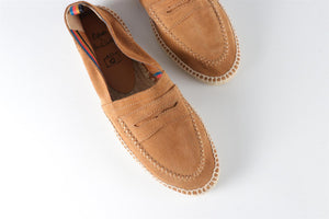 PAUL SMITH + CASTANER BROWN MEN'S SUEDE ESPADRILLES EU 41 UK 7 US 8