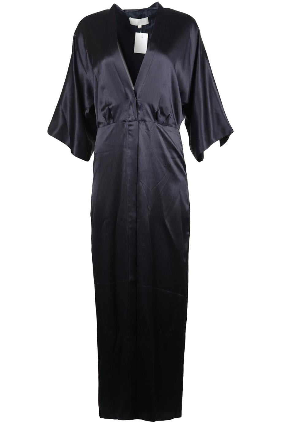 MICHELLE MASON SILK SATIN MAXI DRESS US 0 UK 4