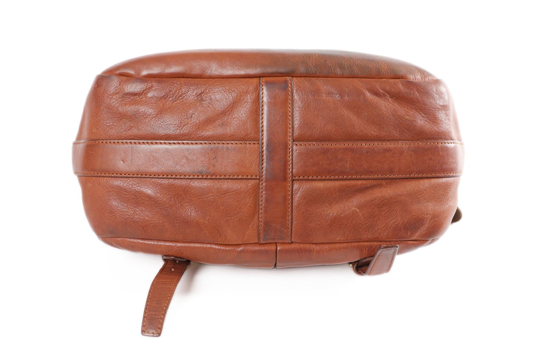 RALPH LAUREN BROWN LEATHER SHOULDER BAG