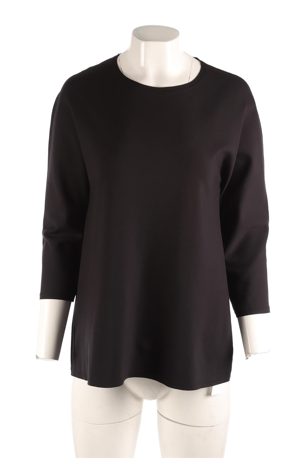 THE ROW BLACK SCUBA TOP LARGE
