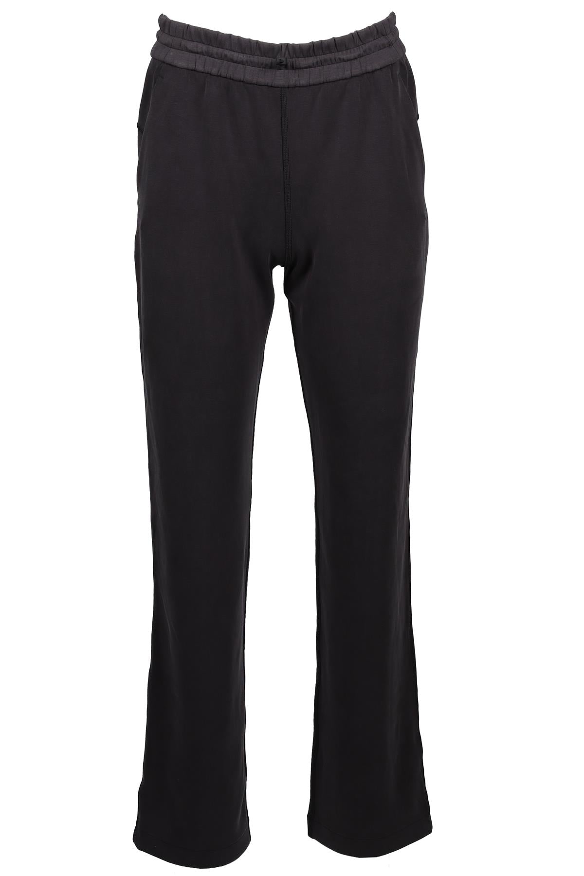 LULULEMON BLACK JERSEY STRAIGHT LEG PANTS US 6 UK 10