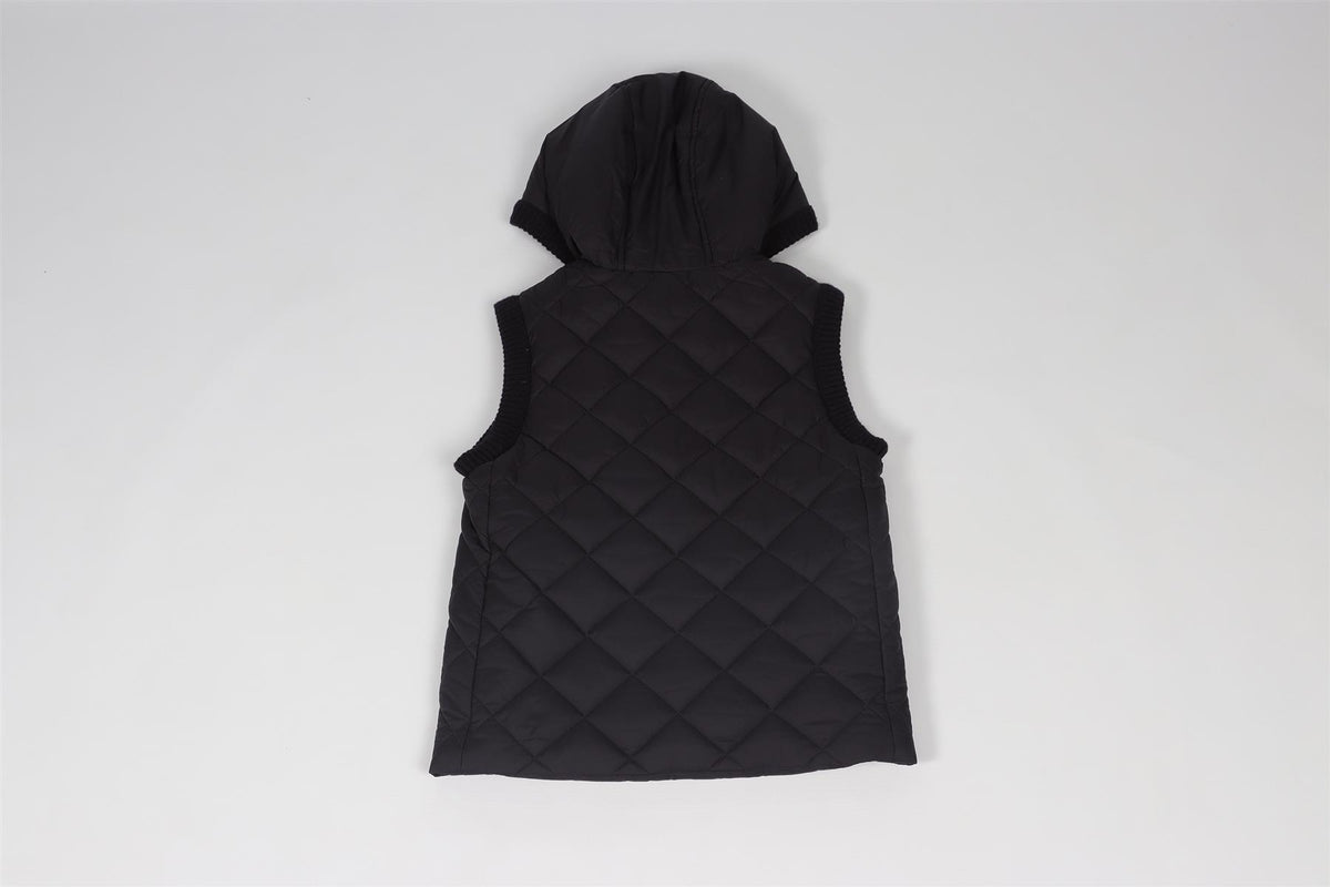 LORO PIANA BLACK KIDS BOYS GILET 8 YEARS