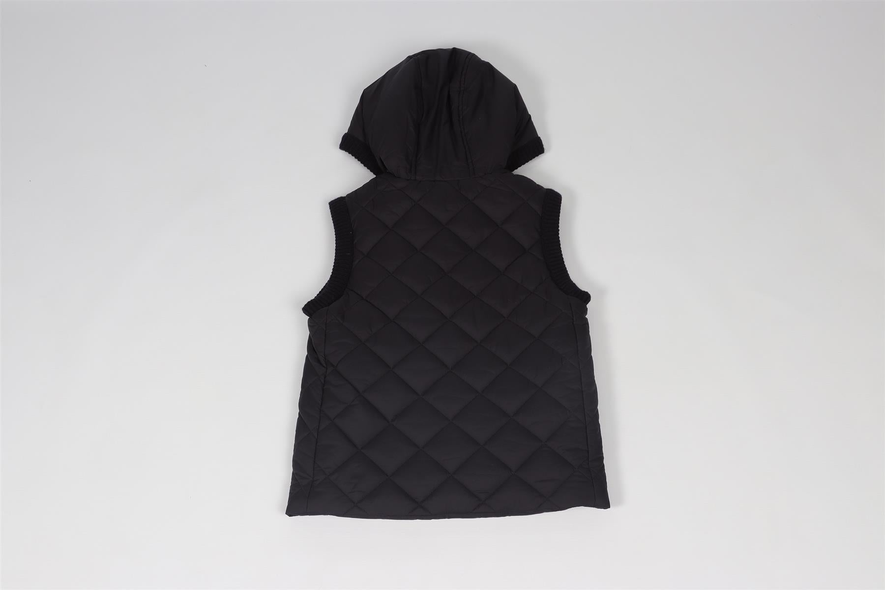 LORO PIANA BLACK KIDS BOYS GILET 8 YEARS