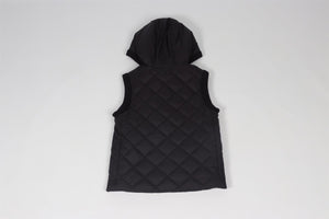 LORO PIANA BLACK KIDS BOYS GILET 8 YEARS