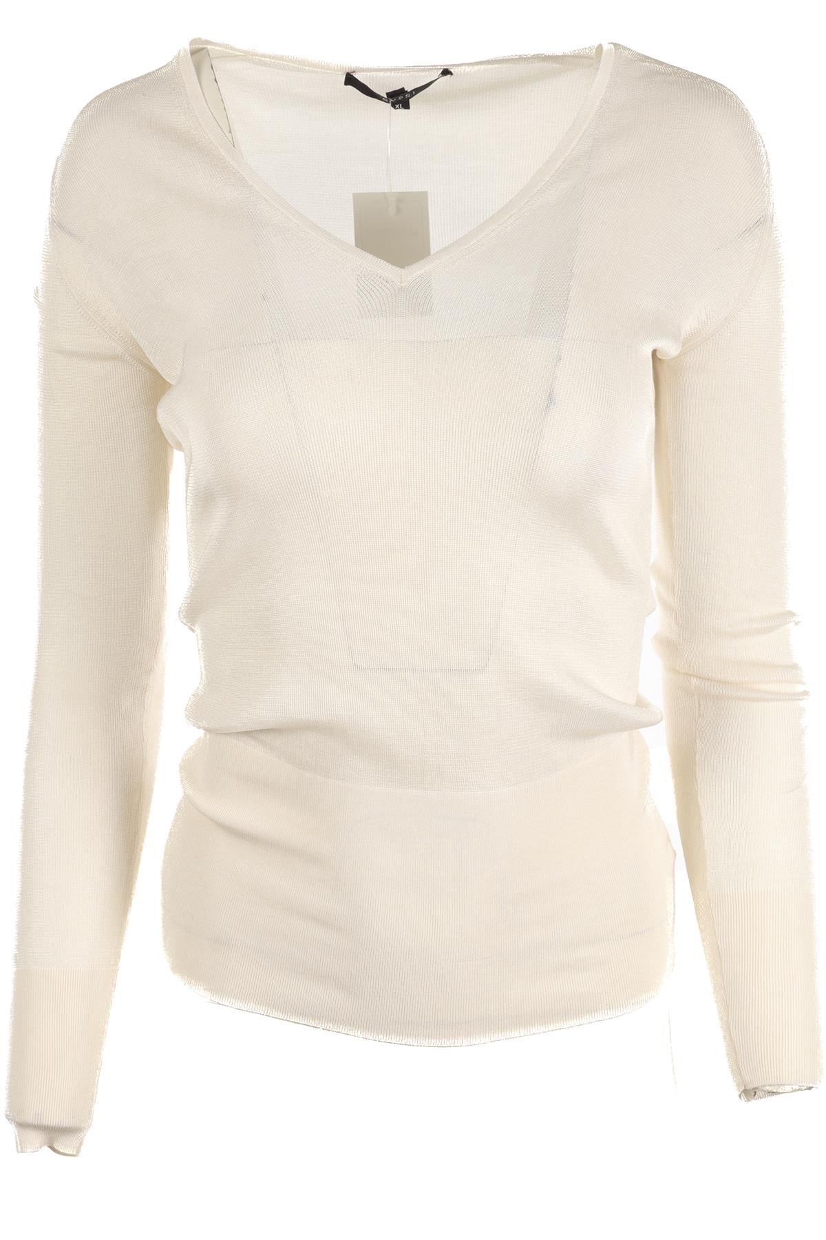 GUCCI IVORY VINTAGE SILK TOP XLARGE
