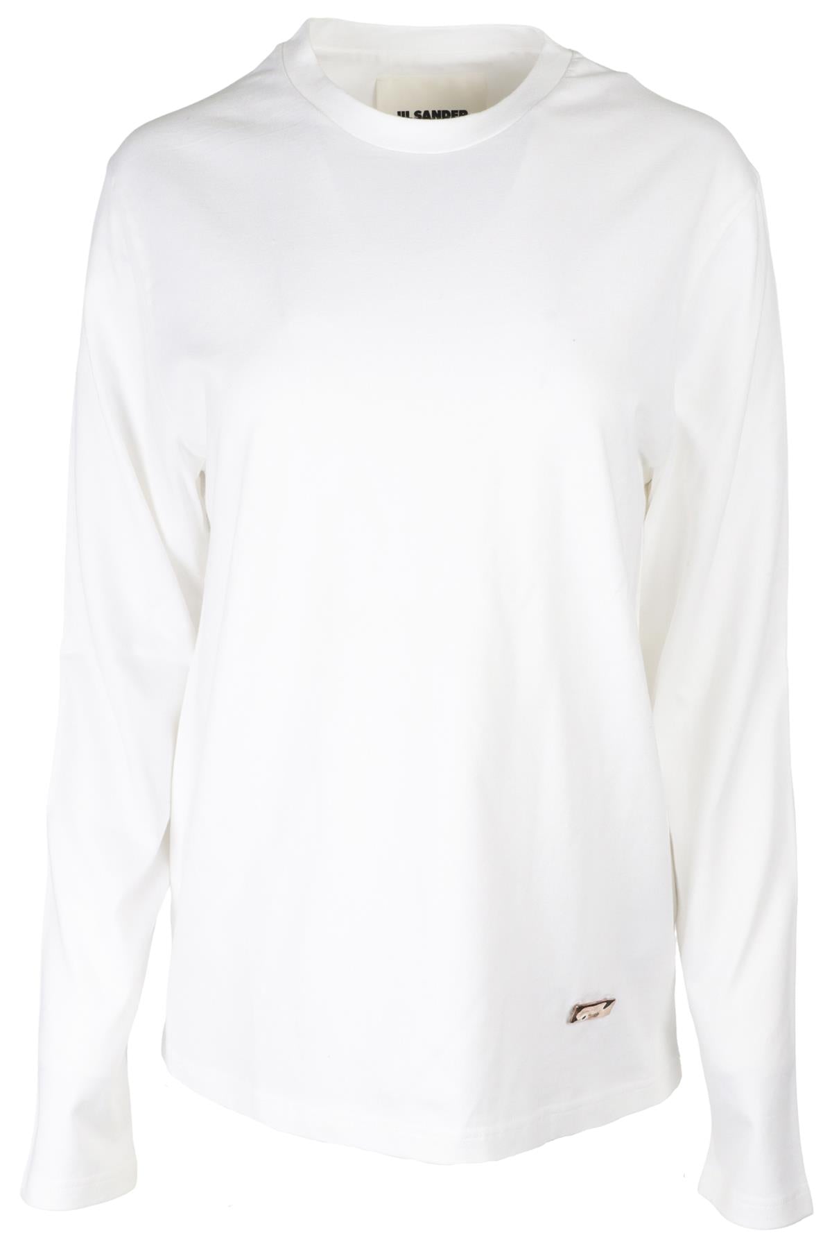 JIL SANDER WHITE COTTON TOP MEDIUM