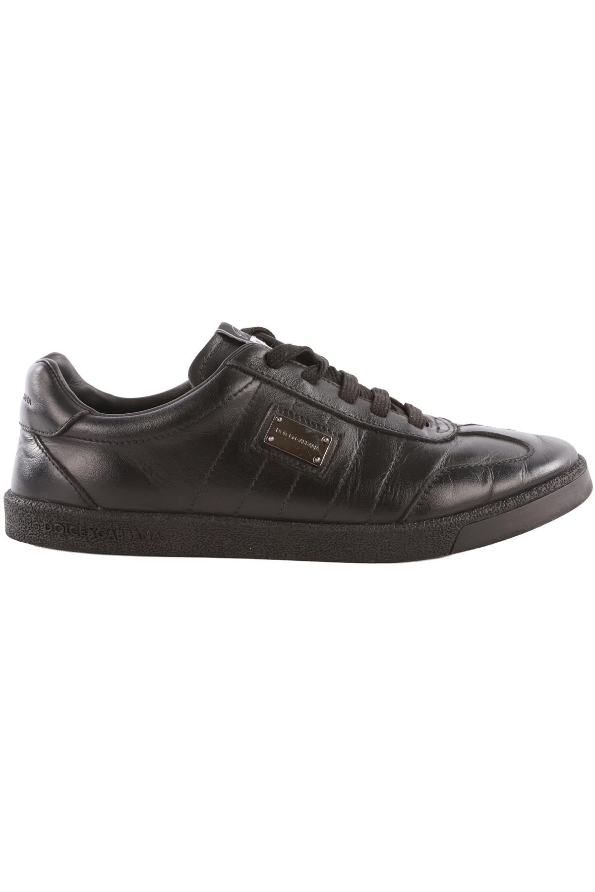 DOLCE & GABBANA BLACK KIDS BOYS SNEAKERS EU 36 UK 3.5 US 4.5