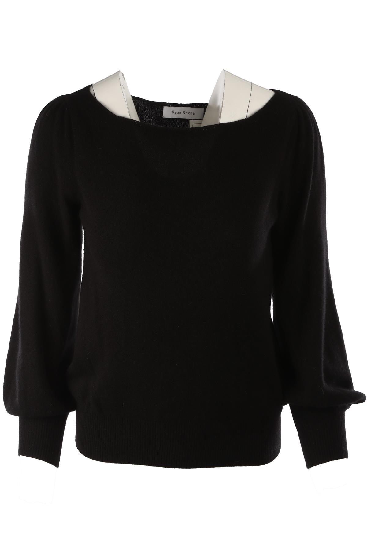 BLACK CASHMERE SWEATER