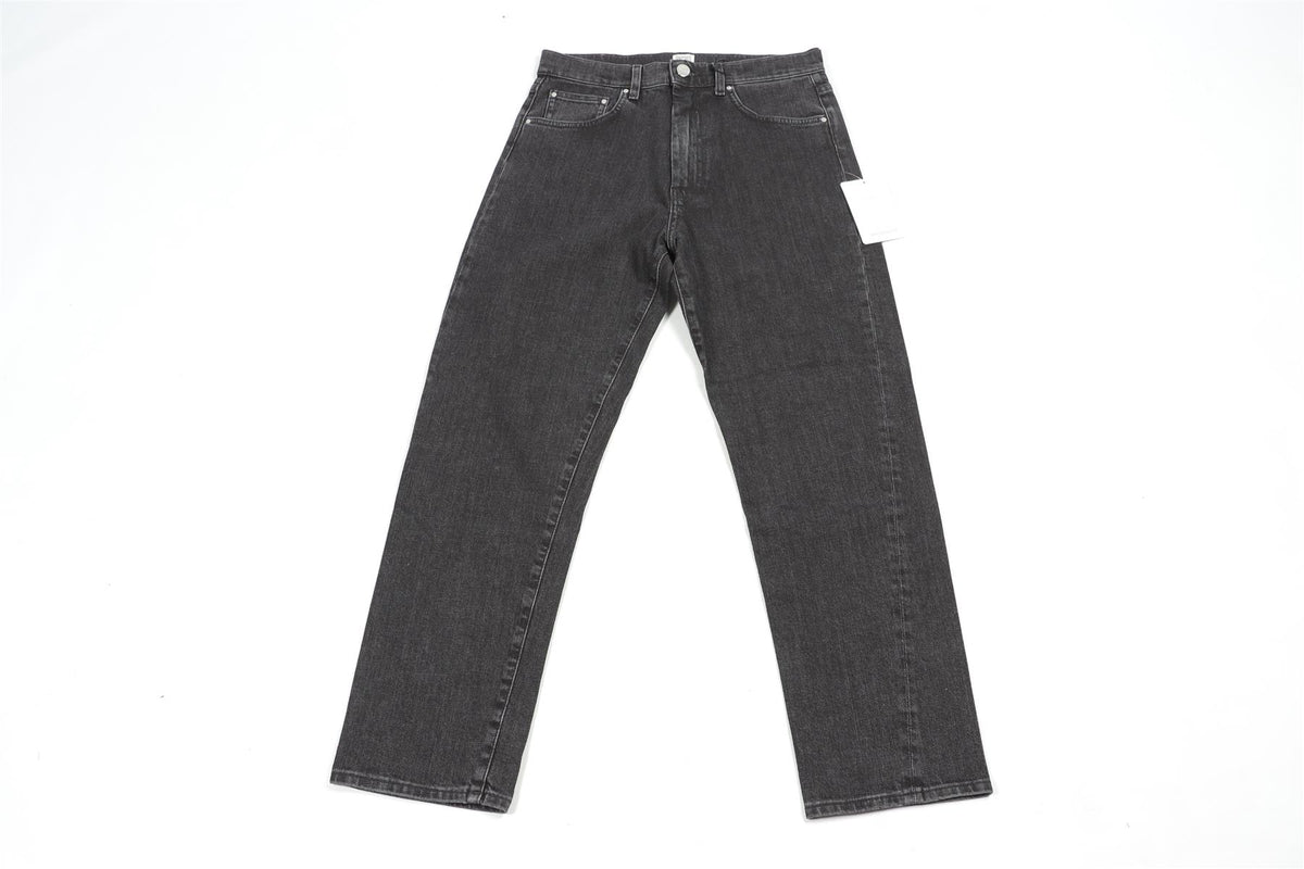 TOTEME GREY HIGH RISE STRAIGHT LEG JEANS W28 UK 10