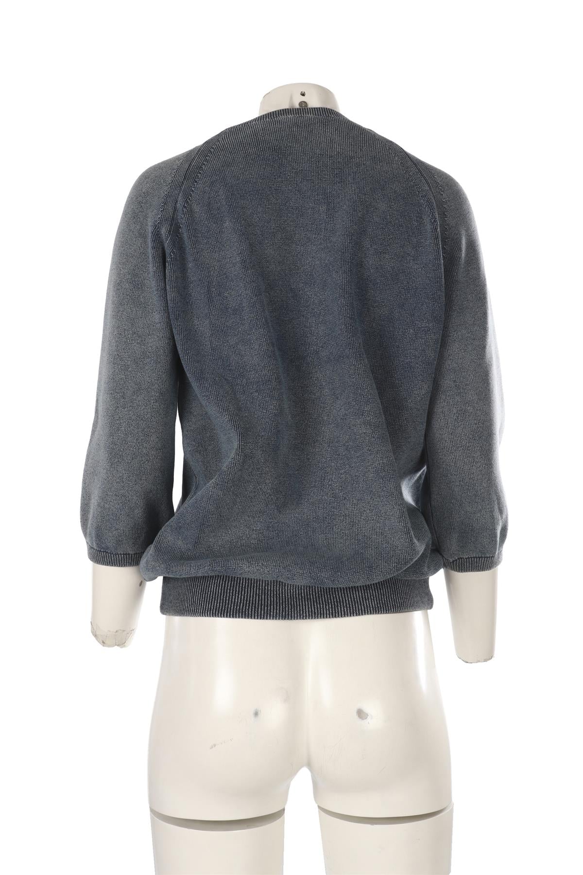 BLUE COTTON SWEATER