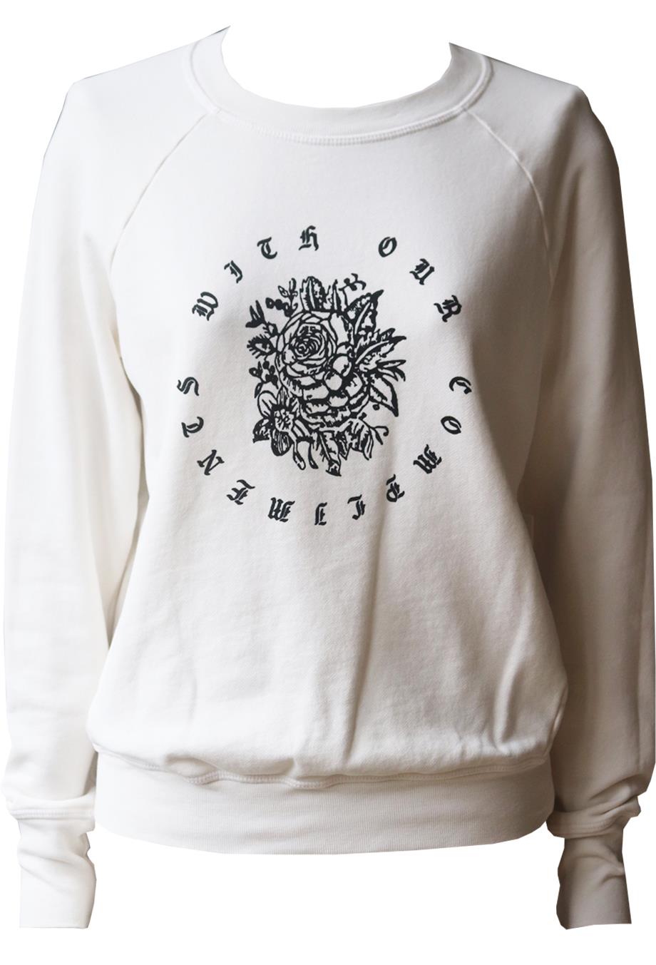 NSF PRINTED COTTON JERSEY SWEATSHIRT SMALL