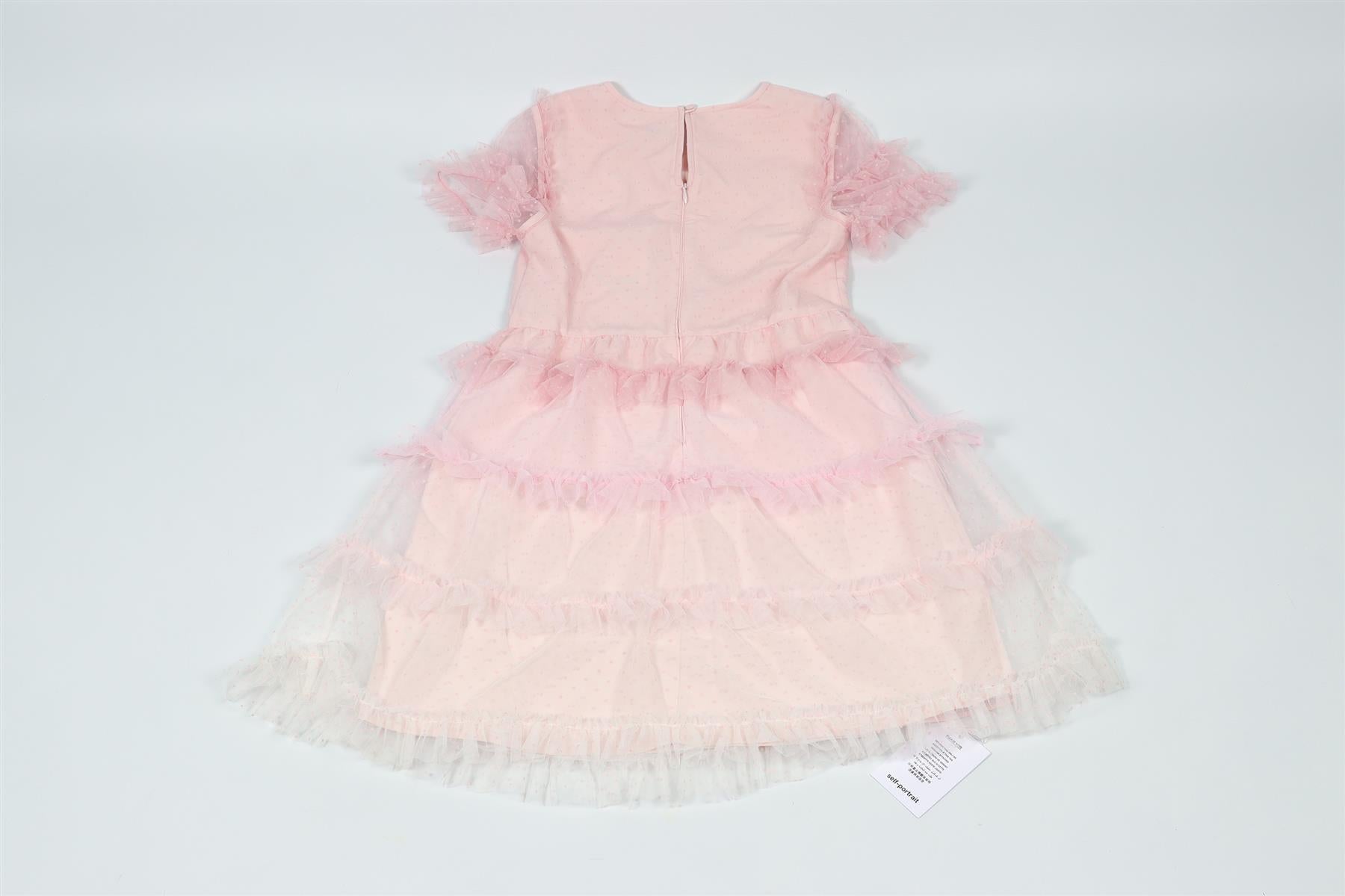 SELF-PORTRAIT PINK KIDS GIRLS TULLE DRESS 10-12 YEARS