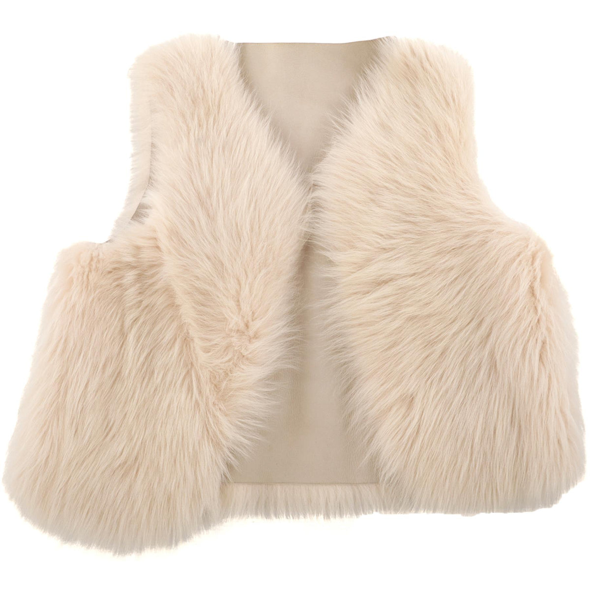BONPOINT BEIGE KIDS GIRLS GILET 5 YEARS