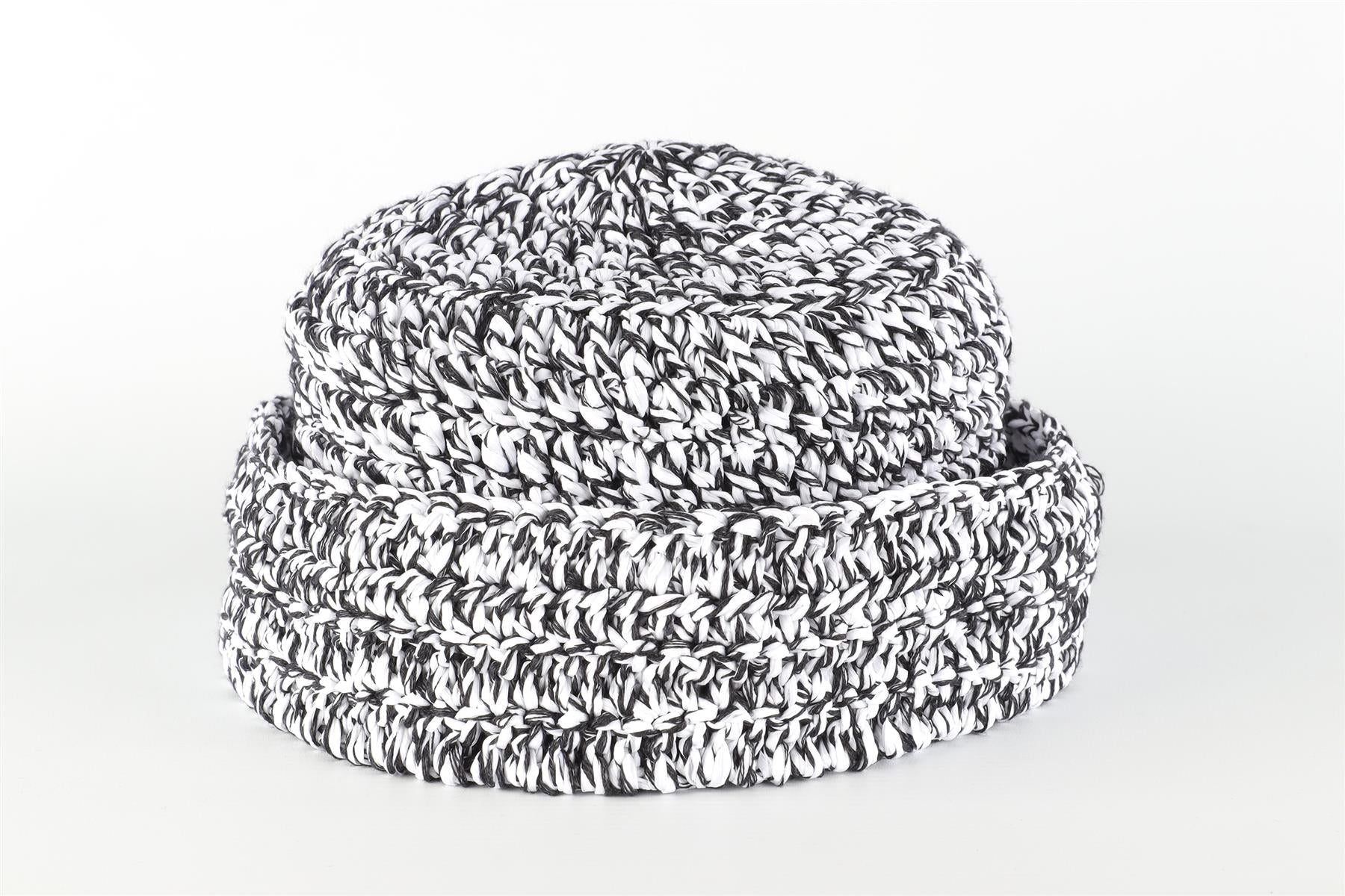 GIORGIO ARMARNI WHITE RAFFIA HAT MEDIUM