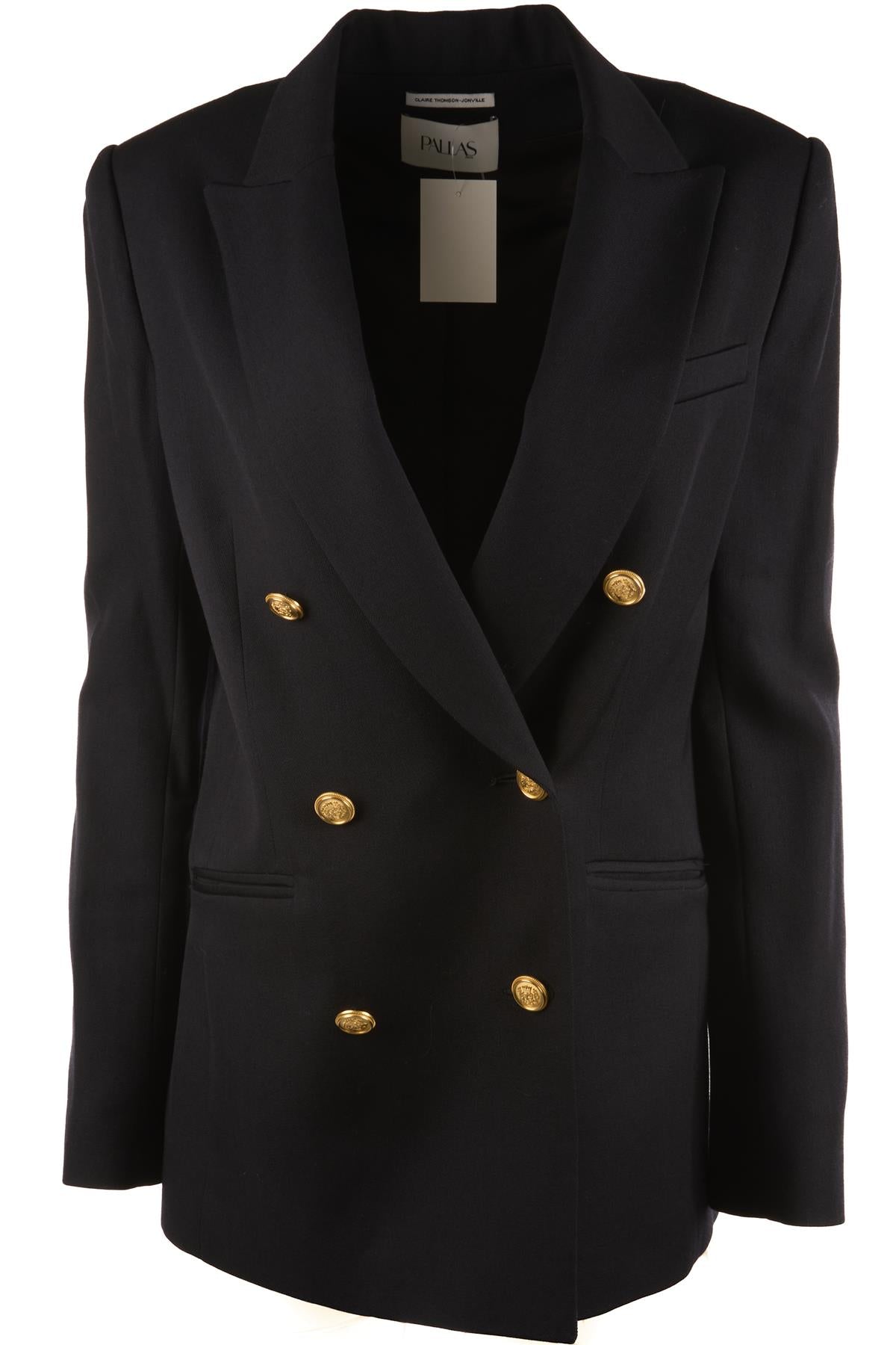 PALLAS NAVY WOOL BLAZER FR 36 UK 8