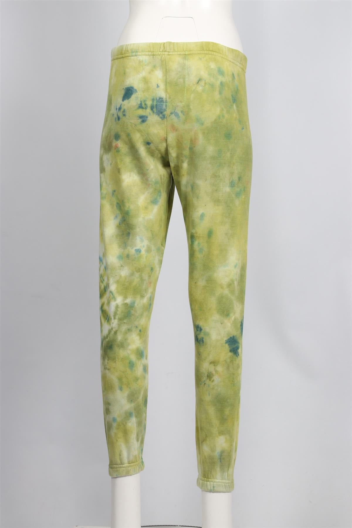 AVIATOR NATION GREEN COTTON BLEND TRACK PANTS XSMALL