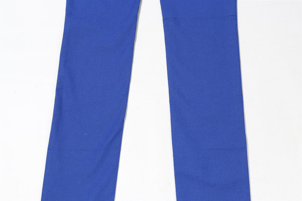 JOSEPH BLUE COTTON BLEND SKINNY PANTS FR 34 UK 6