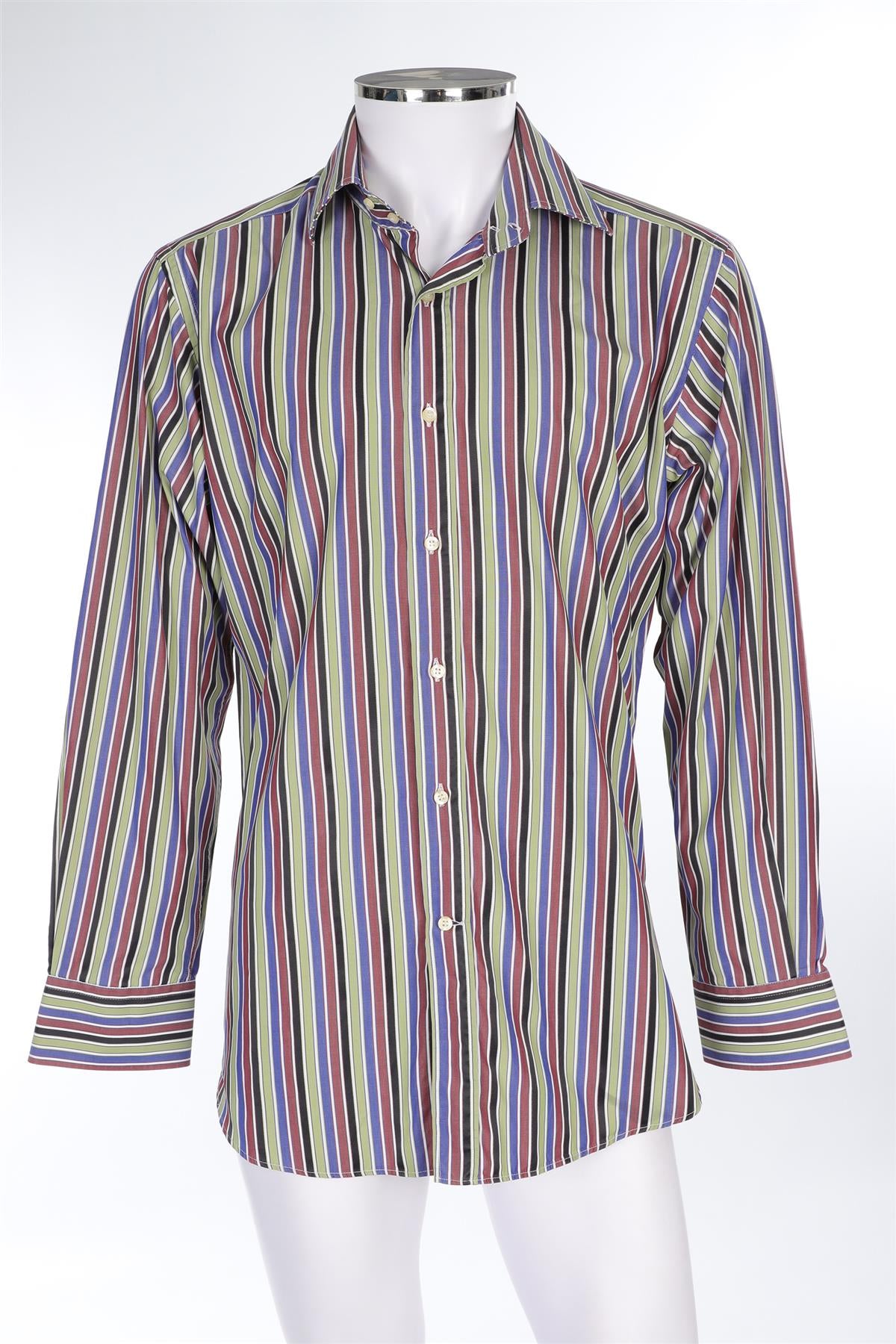 ETRO MULTI MEN'S COTTON SHIRT UK/US 42