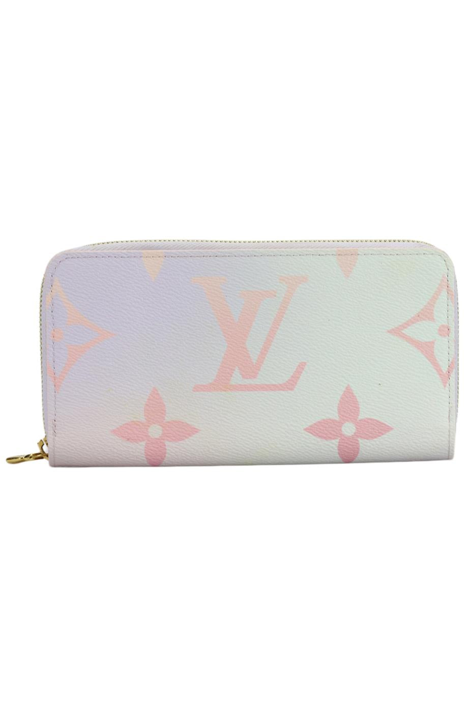 LOUIS VUITTON ZIPPY SPRING IN THE CITY MONOGRAM COATED CANVAS AND LEATHER WALLET
