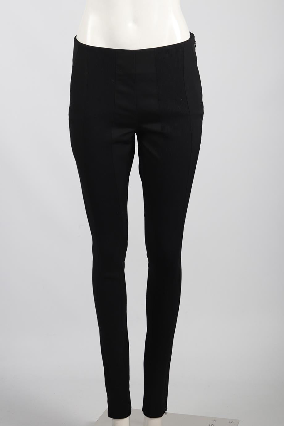 PACO RABANNE WOOL SKINNY PANTS FR 40 UK 12