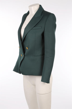PIERRE BALMAIN GREEN WOOL BLAZER FR 38 UK 10