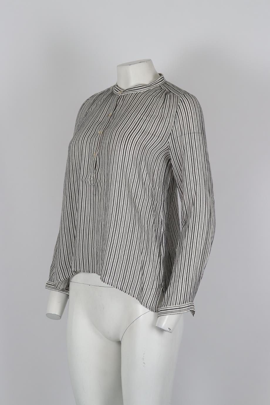 ISABEL MARANT ÉTOILE STRIPED COTTON TOP FR 36 UK 8